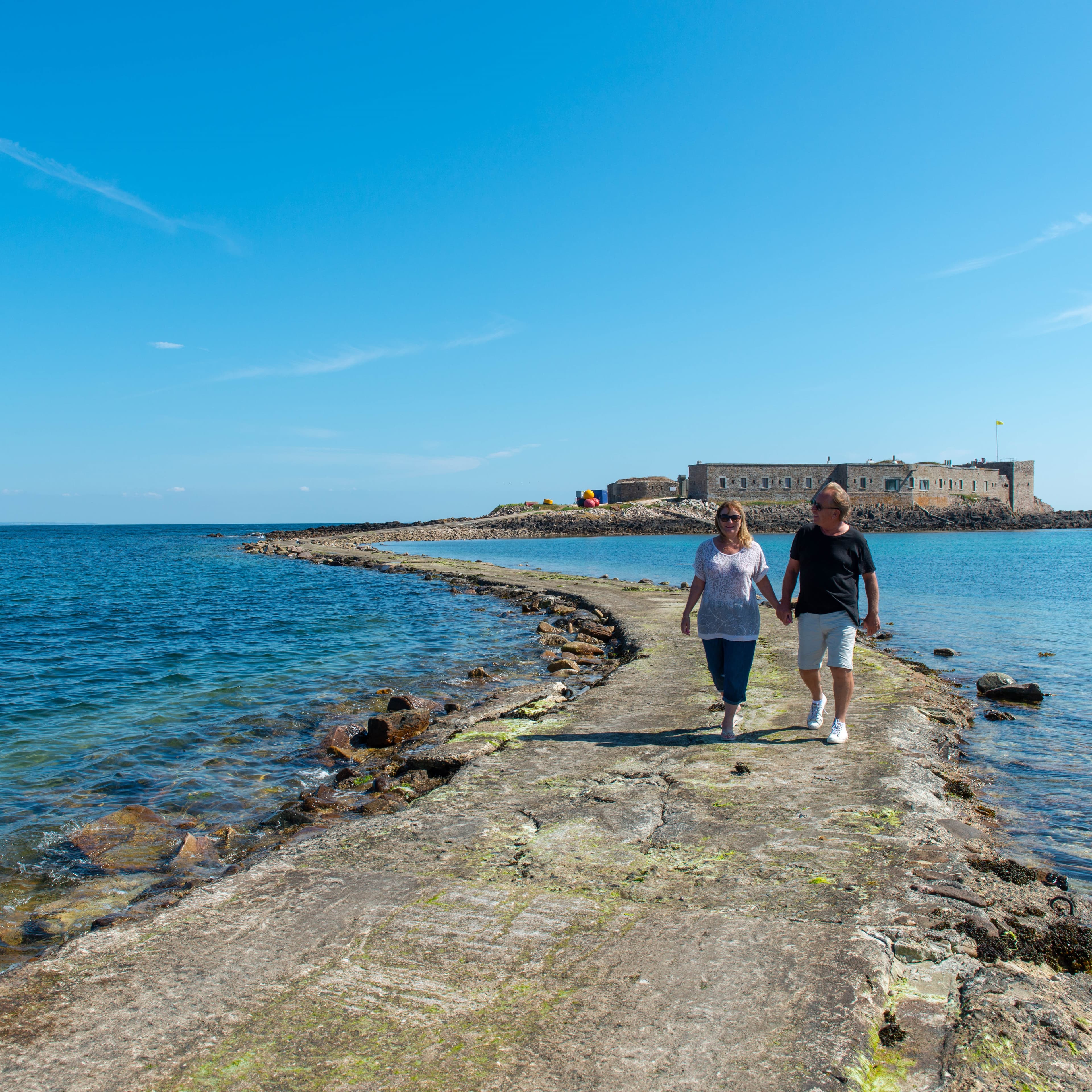 Fort Raz causeway, Alderney
