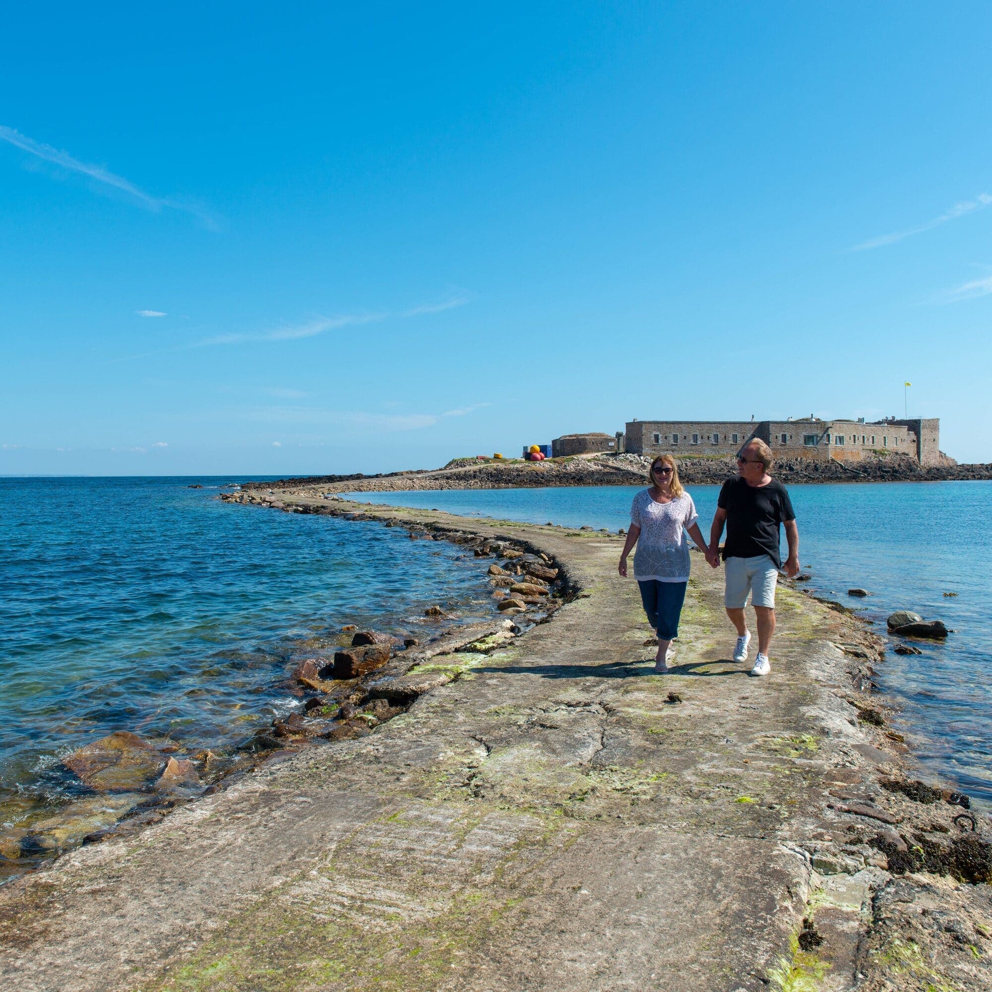 Fort Raz causeway, Alderney